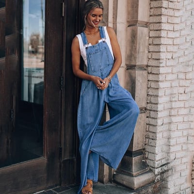 Denim Overalls