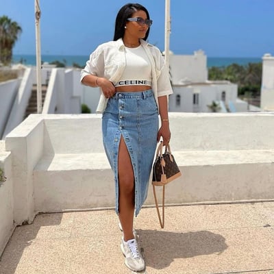 Denim Skirts